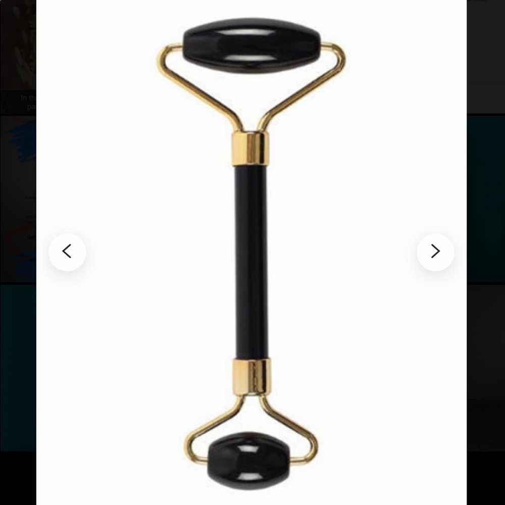 Black Obsidian Dual-Ended Face Roller